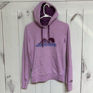 The North Face Tri-Blend Hoodie Women’s Medium Lavender Graphic EUC